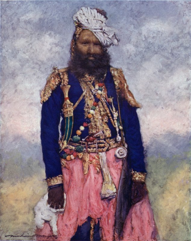 En retainer från Rajgarh av Mortimer Ludington Menpes