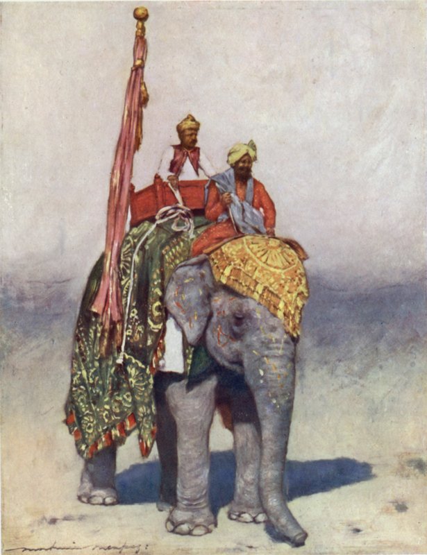 En elefant från Jaipur av Mortimer Ludington Menpes