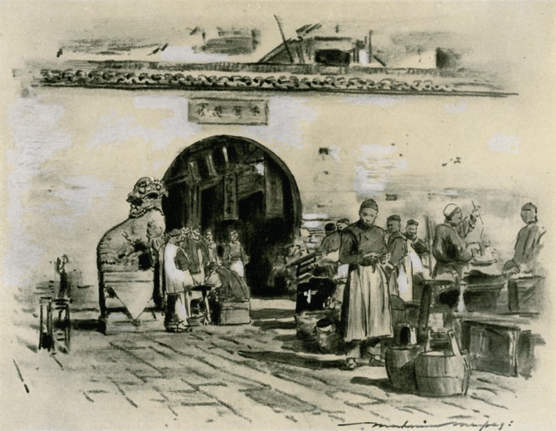 I staden Shanghai av Mortimer Ludington Menpes