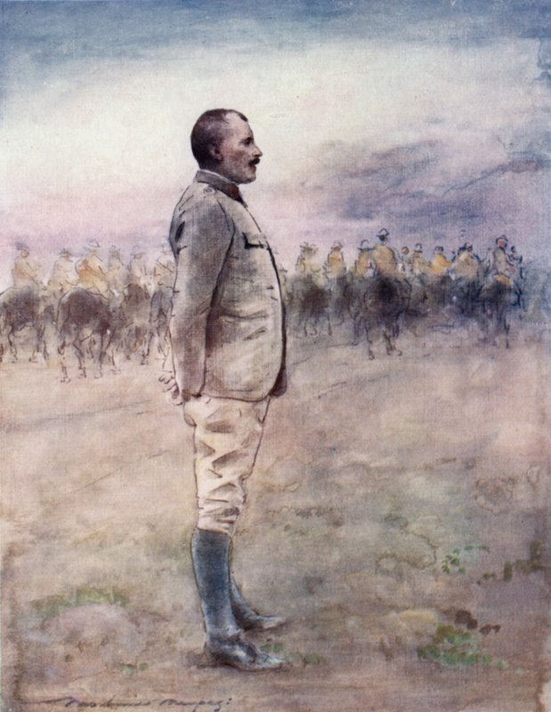 Generallöjtnant Hector Macdonald av Mortimer Ludington Menpes