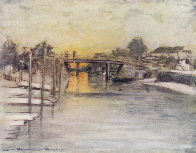 Över bron av Mortimer Ludington Menpes