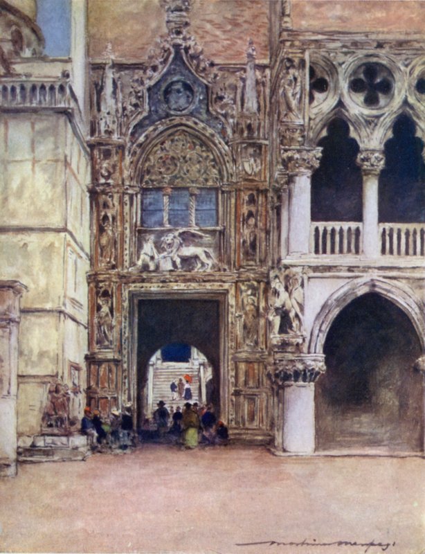 Porta della Carta, Dogepalatset av Mortimer Ludington Menpes