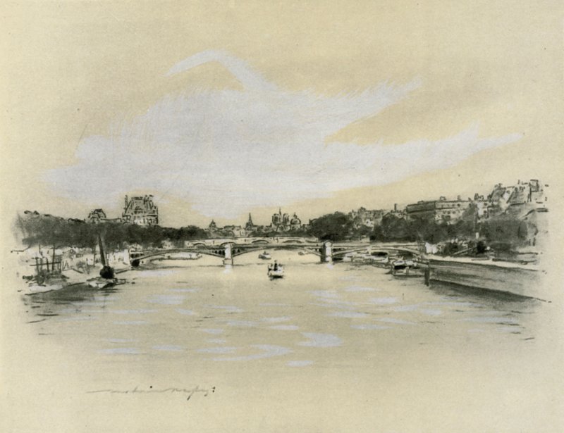 Seine i Paris av Mortimer Ludington Menpes