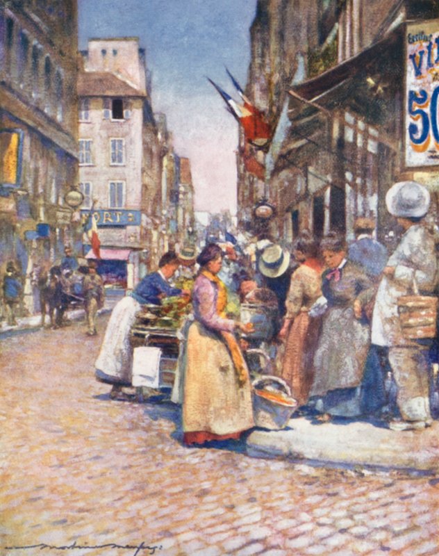 En hörna vid Rue de Seine av Mortimer Ludington Menpes