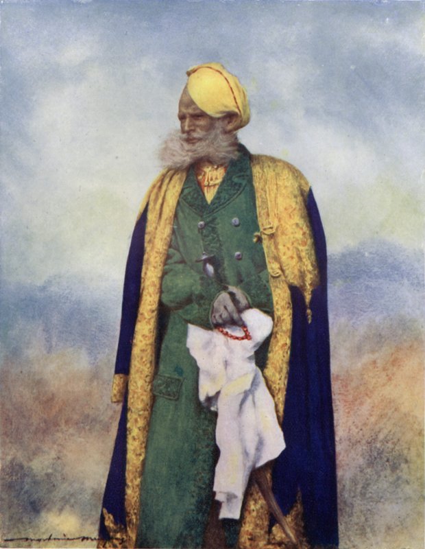 Rajgarh of the Rajputs (färg litho) av Mortimer Ludington Menpes