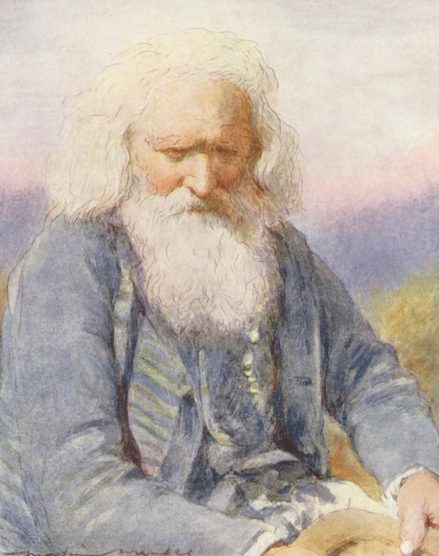 A Vieillard (färglitografi) av Mortimer Ludington Menpes