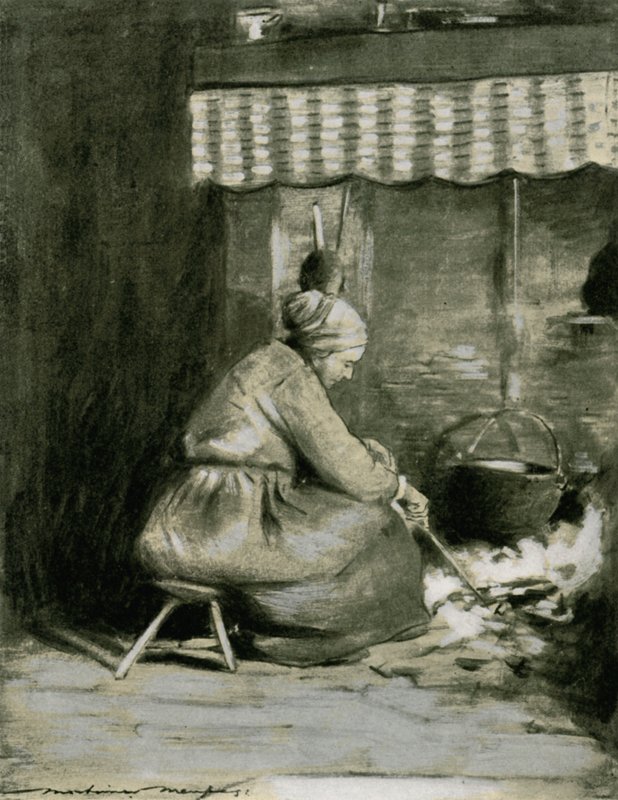 En gammaldags härd av Mortimer Ludington Menpes