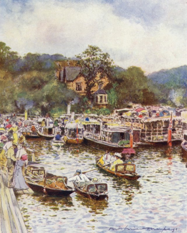 Nedan Boulters Lock av Mortimer Ludington Menpes
