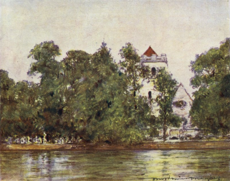Bisham kyrka av Mortimer Ludington Menpes