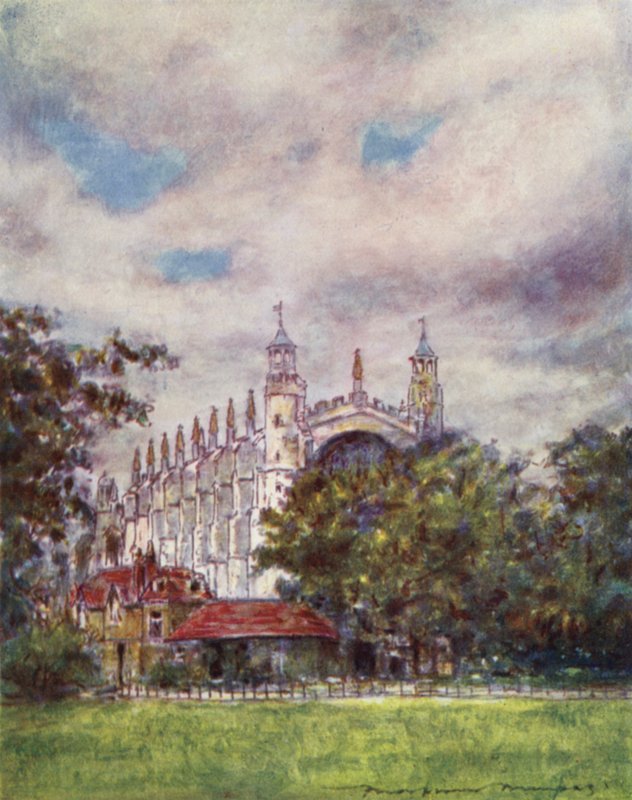 Eton Chapel, från fälten av Mortimer Ludington Menpes