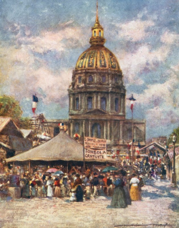 Hotel Des Invalides i Feteswed av Mortimer Ludington Menpes