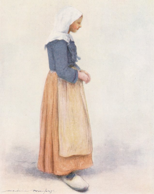 Marie (färglitografi) av Mortimer Ludington Menpes