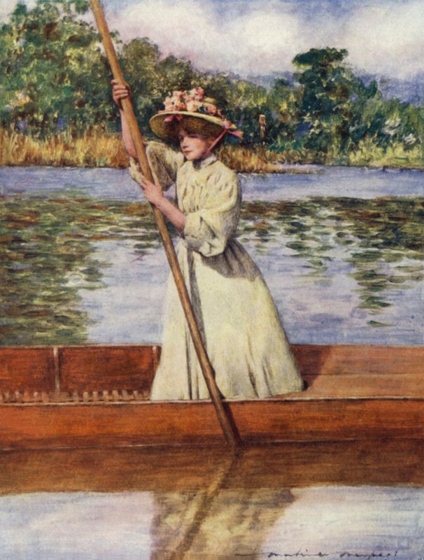 Punting av Mortimer Ludington Menpes