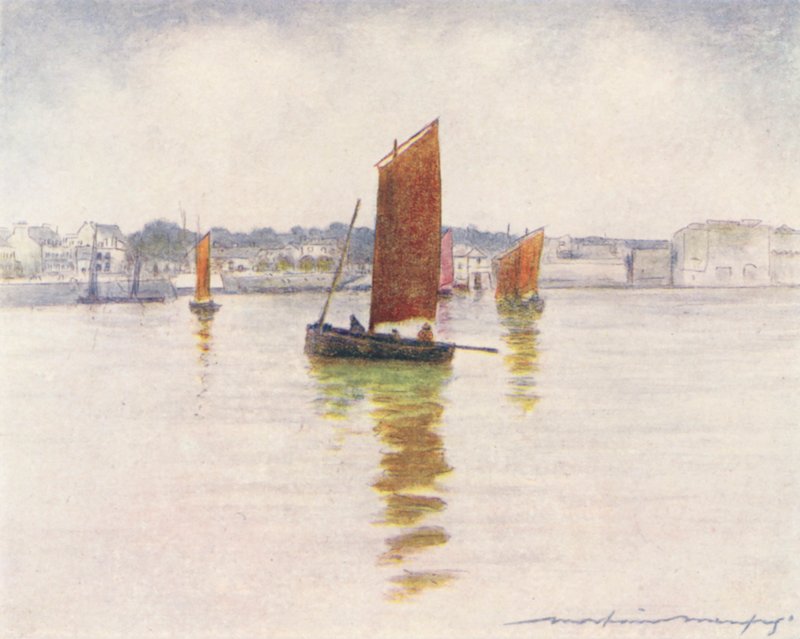Reflektioner (färglitografi) av Mortimer Ludington Menpes