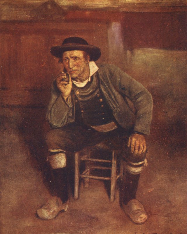 Husets herre (färglitografi) av Mortimer Ludington Menpes