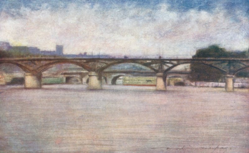 O le Pont des Artsswed av Mortimer Ludington Menpes