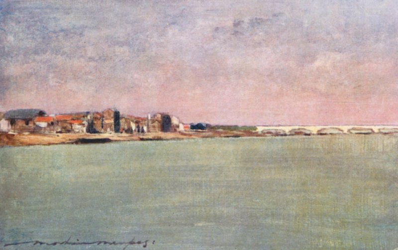 Seinen vid solnedgången av Mortimer Ludington Menpes