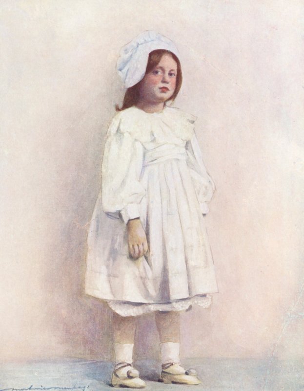 Världens barn: Flamländska, Marguerite (färglitografi) av Mortimer Ludington Menpes
