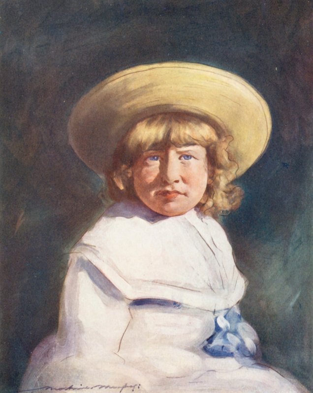 Världens barn: Scottish, Alec (färglitografi) av Mortimer Ludington Menpes