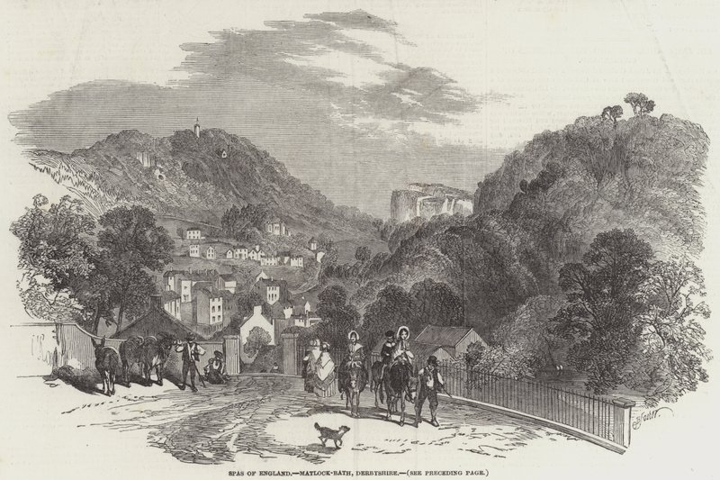 Spa i England, Matlock-Bath, Derbyshire av Myles Birket Foster