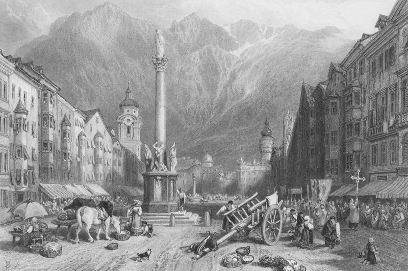 Gravering (gravering) av Myles Birket (after) Foster
