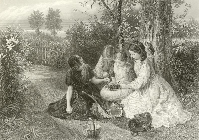 En fest med körsbär av Myles Birket Foster