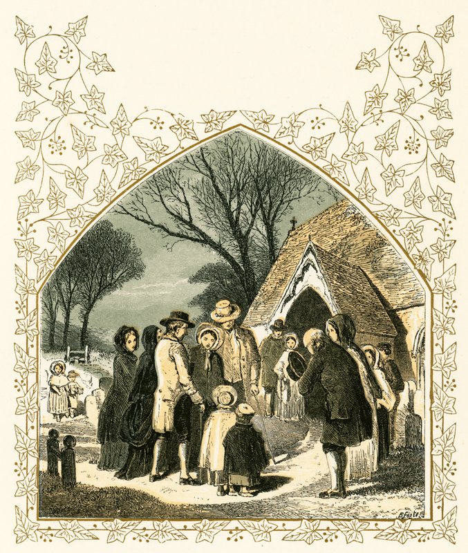 Julmorgon av Myles Birket Foster