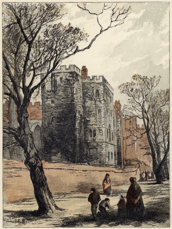 Lollardtornet, Lambeth Palace, London av Myles Birket Foster