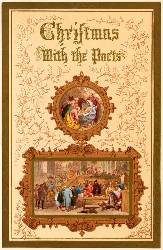 Titelsidan för Jul med poeterna av Myles Birket Foster