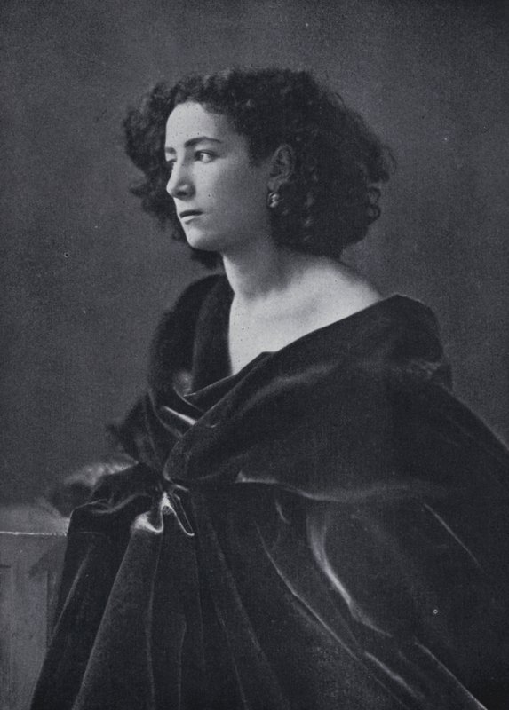Skådespelerskan Sarah Bernhardt av Nadar