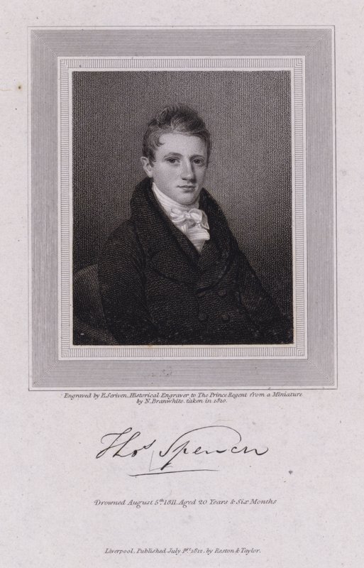 Thomas Spencer, engelsk kongregationsminister (gravyr) av Nathan Cooper Branwhite