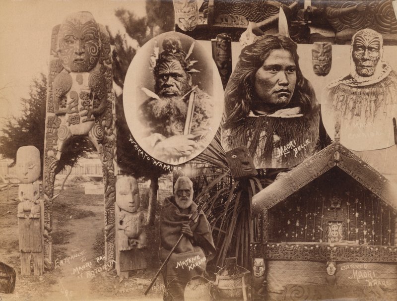 Maoris, Nya Zeeland (s/v foto) av New Zealand Photographer