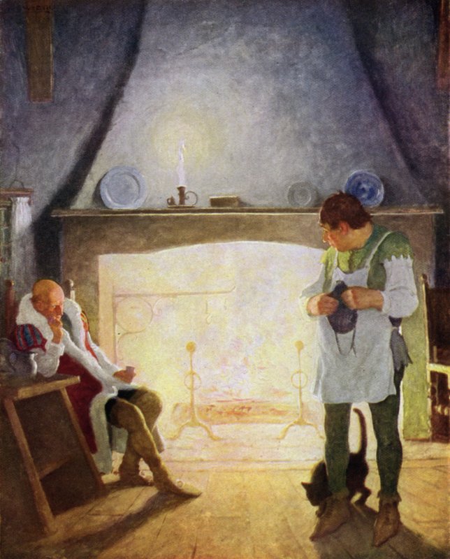 Illustration för The Black Arrow av Robert Louis Stevenson av Newell Convers Wyeth