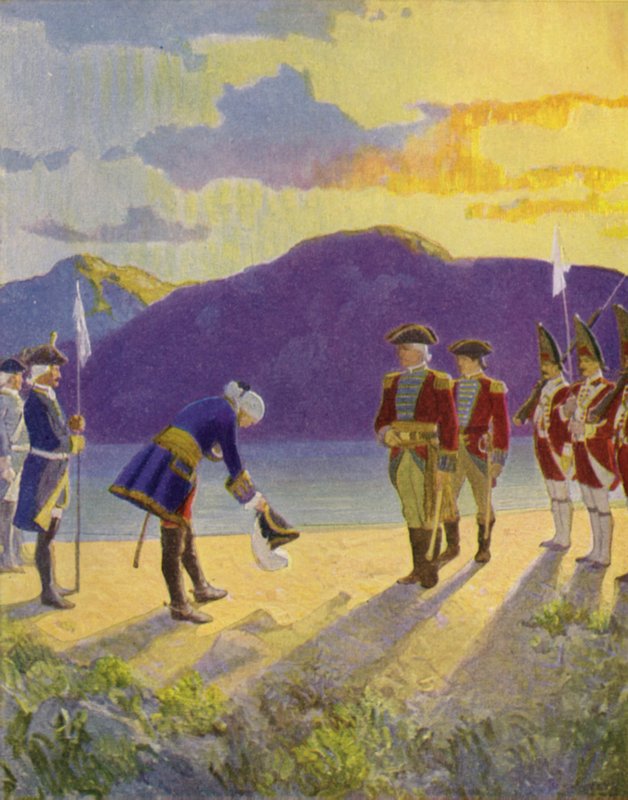 Illustration för The Last of the Mohicans av Newell Convers Wyeth