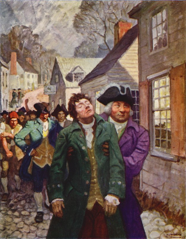 Johnnys nederlag vid kajen av Newell Convers Wyeth