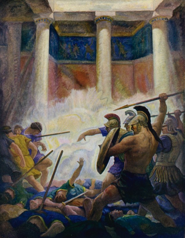 Odyssey: Slakten av friarna av Newell Convers Wyeth