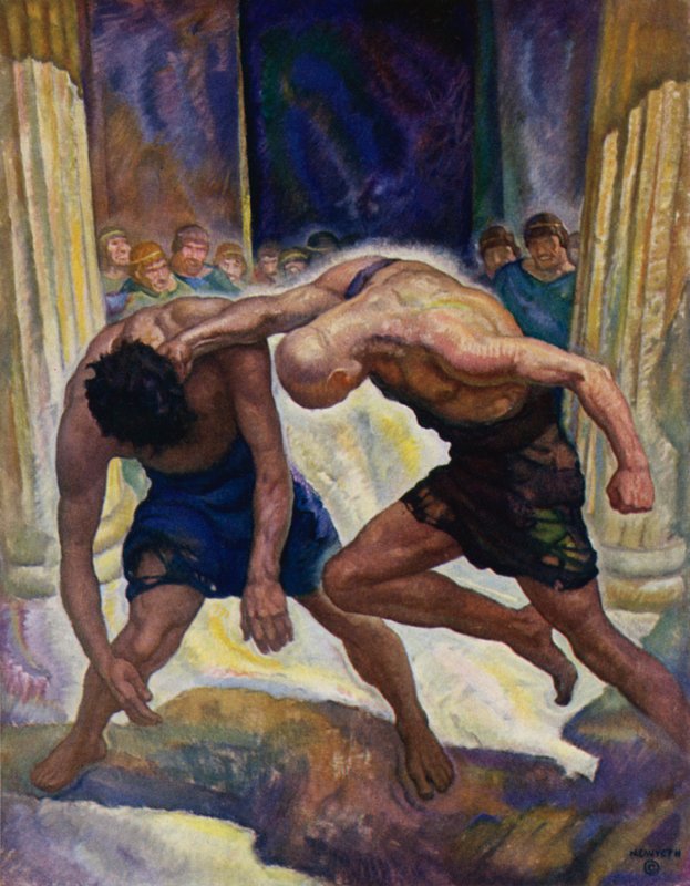 Odyssey: Tiggarna slåss av Newell Convers Wyeth