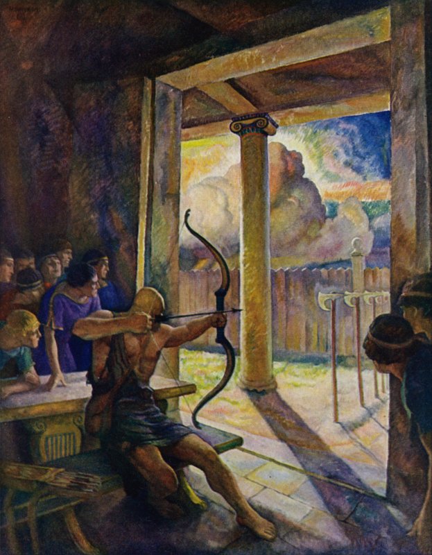 Odyssey: Rättegången mot bågen av Newell Convers Wyeth