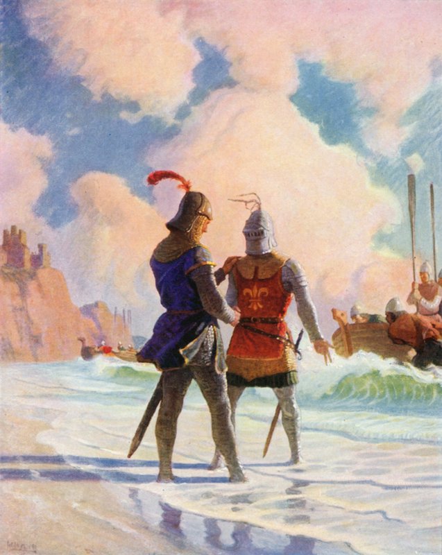 Bruce på Beachswed av Newell Convers Wyeth