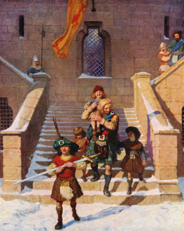 Wallace och barnen av Newell Convers Wyeth