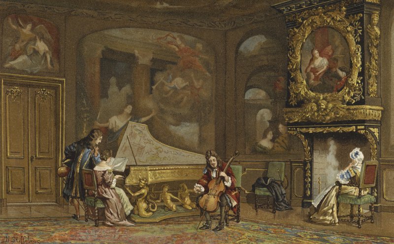 Interiör av ett holländskt hus, c1680 av Nico Steffelaar