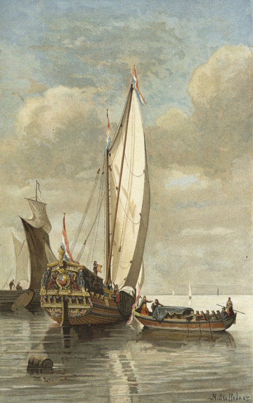Prins William III:s yacht av Nico Steffelaar