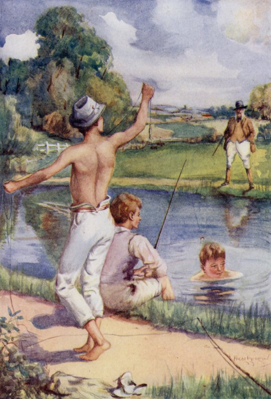 Illustration för Tom Browns Schooldays av Thomas Hughes av Nicol Laidlaw