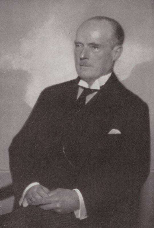 Gustav Krupp von Bohlen und Halbach, tysk ämbetsman och affärsman (svartvitt foto) av Nicola Perscheid