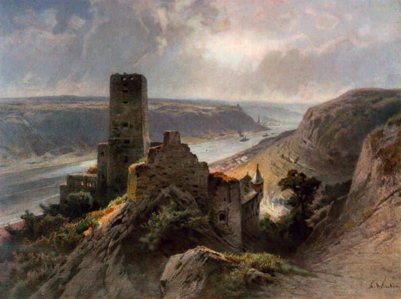 Slottet Gutenfels av Nicolai Astudin