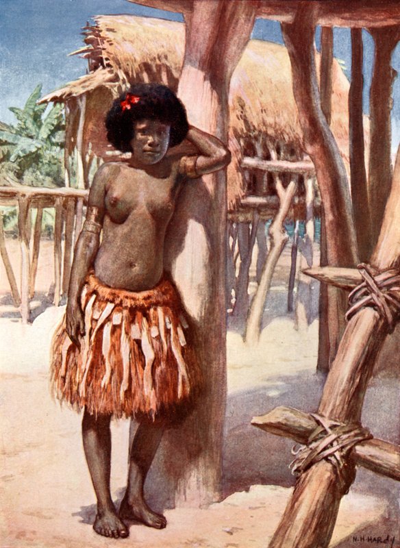 Kvinna i Rigo-distriktet: Brittiska Nya Guinea av Norman Hardy