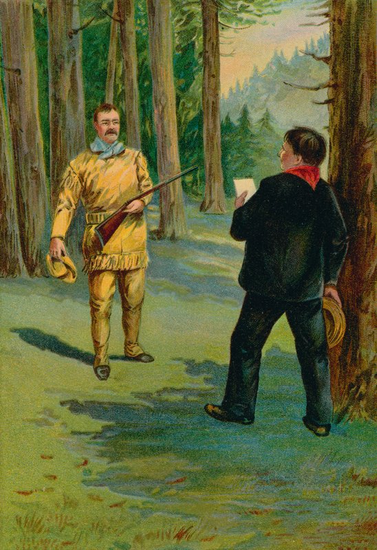 Theodore Roosevelt kallades till den döende presidentens säng av North American