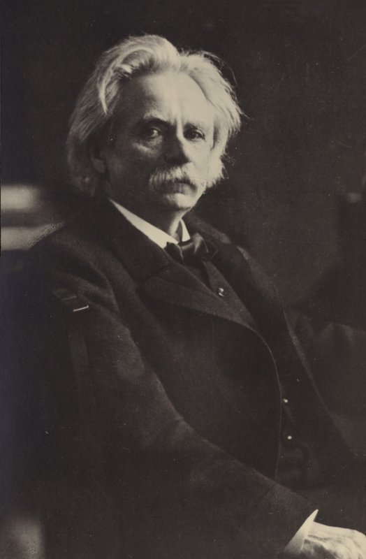 Edvard Grieg, norsk kompositör och pianist (1843-1907) av Norwegian Photographer