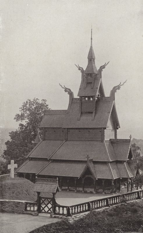 Fortun Timber Church av Norwegian Photographer