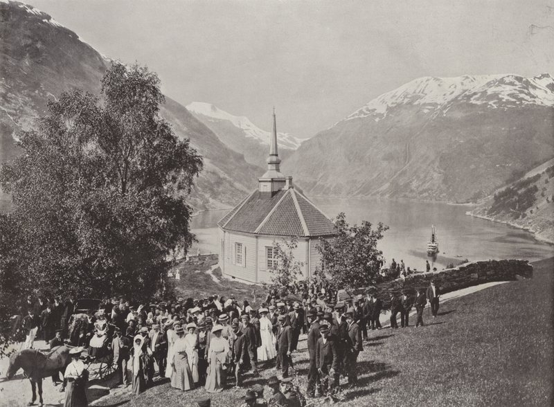 Merok, Geiranger (s/v foto) av Norwegian Photographer